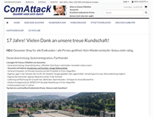 Tablet Screenshot of comattack.ch